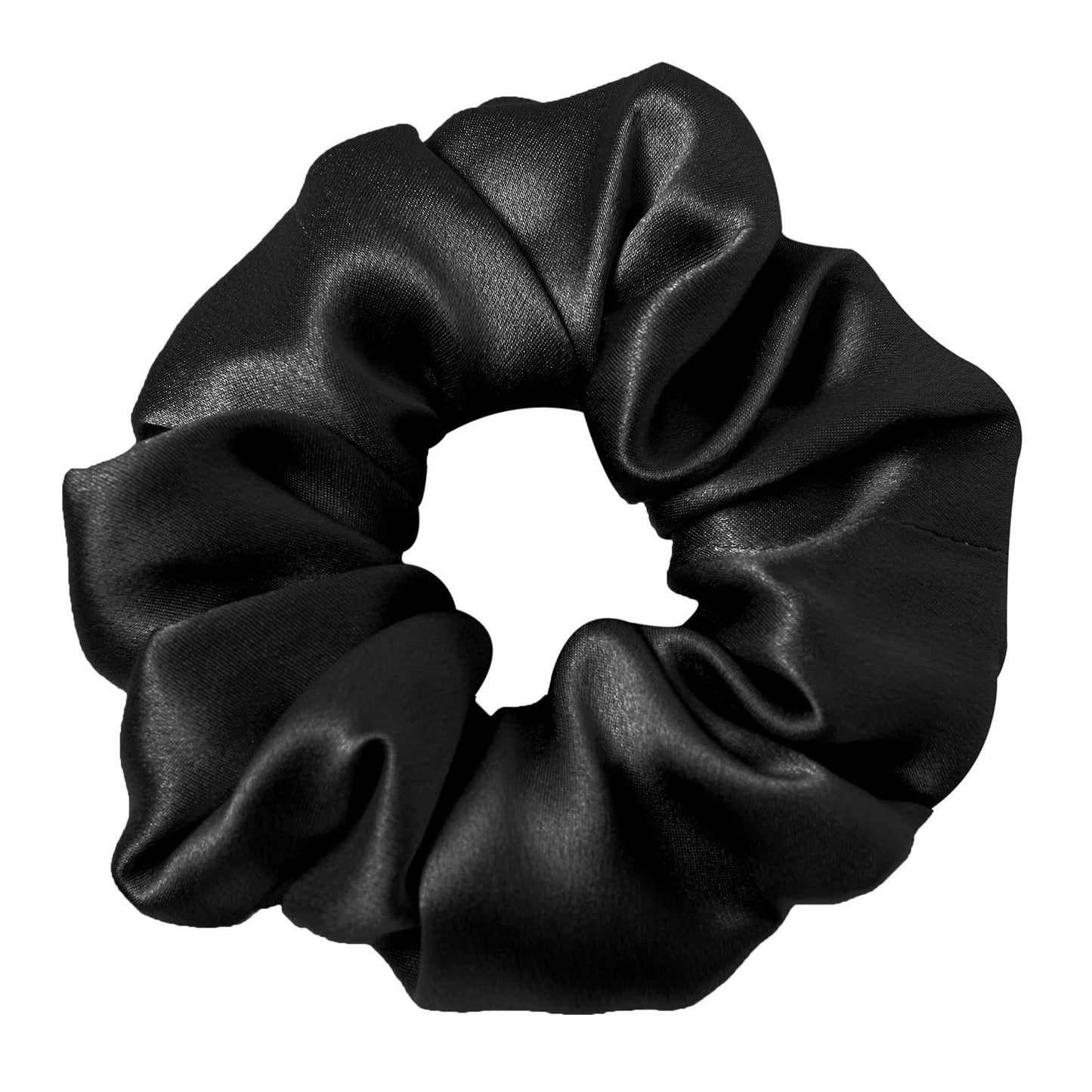 Hair Scrunchies for Frizz&Breakage Prevention, 100% Mulberry Silk Hair Ties No Damage, Elastic Silk ponytail Holders