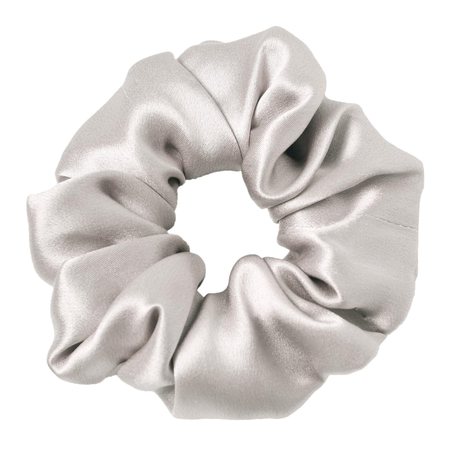 Hair Scrunchies for Frizz&Breakage Prevention, 100% Mulberry Silk Hair Ties No Damage, Elastic Silk ponytail Holders